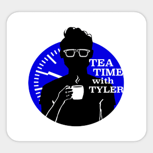 Tea Time With Tyler Logo Art Sticker